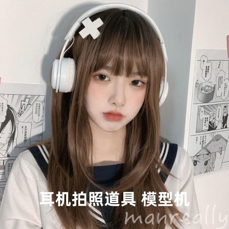 ขายร้อน!หูฟัง หูฟัง ชุดหูฟังเซลฟี่คนดัง Model Retro Japanese JK Girl Photo Decoration props หูฟังยิง