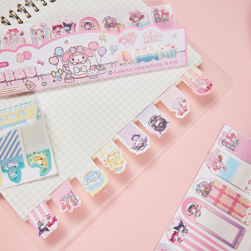 Sanrio Index Note Mini Bookmark การ์ตูน Sticky Notes