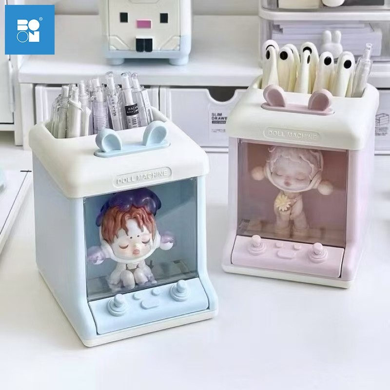 กล่องใส่ปากกา วาง Art toy ได้ ที่ใส่ปากกามัลติฟังก์ชัน มี 2 สี