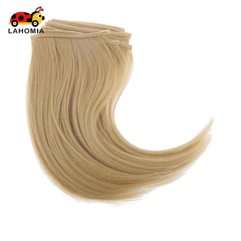 [Lahomia] 15x100 ซม.DIY Welf Fringe วิกผมผมสําหรับ 1/3 1/4 ตุ๊กตา BJD SD ทําและซ่อม P
