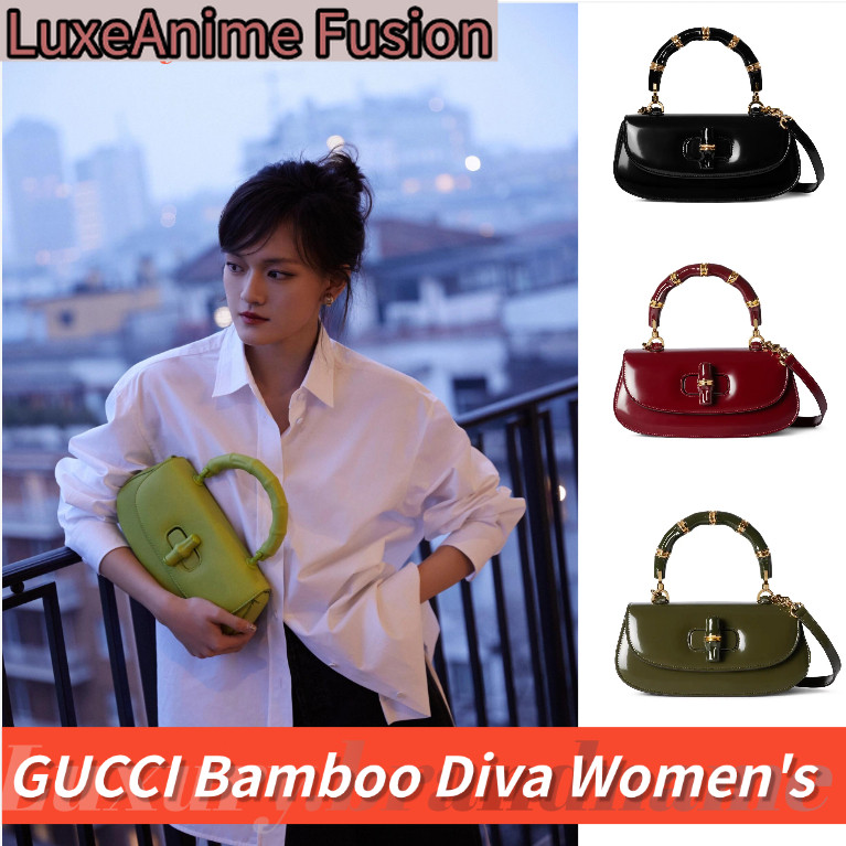 Gucci Bamboo Diva Women's Bamboo Tote Bag