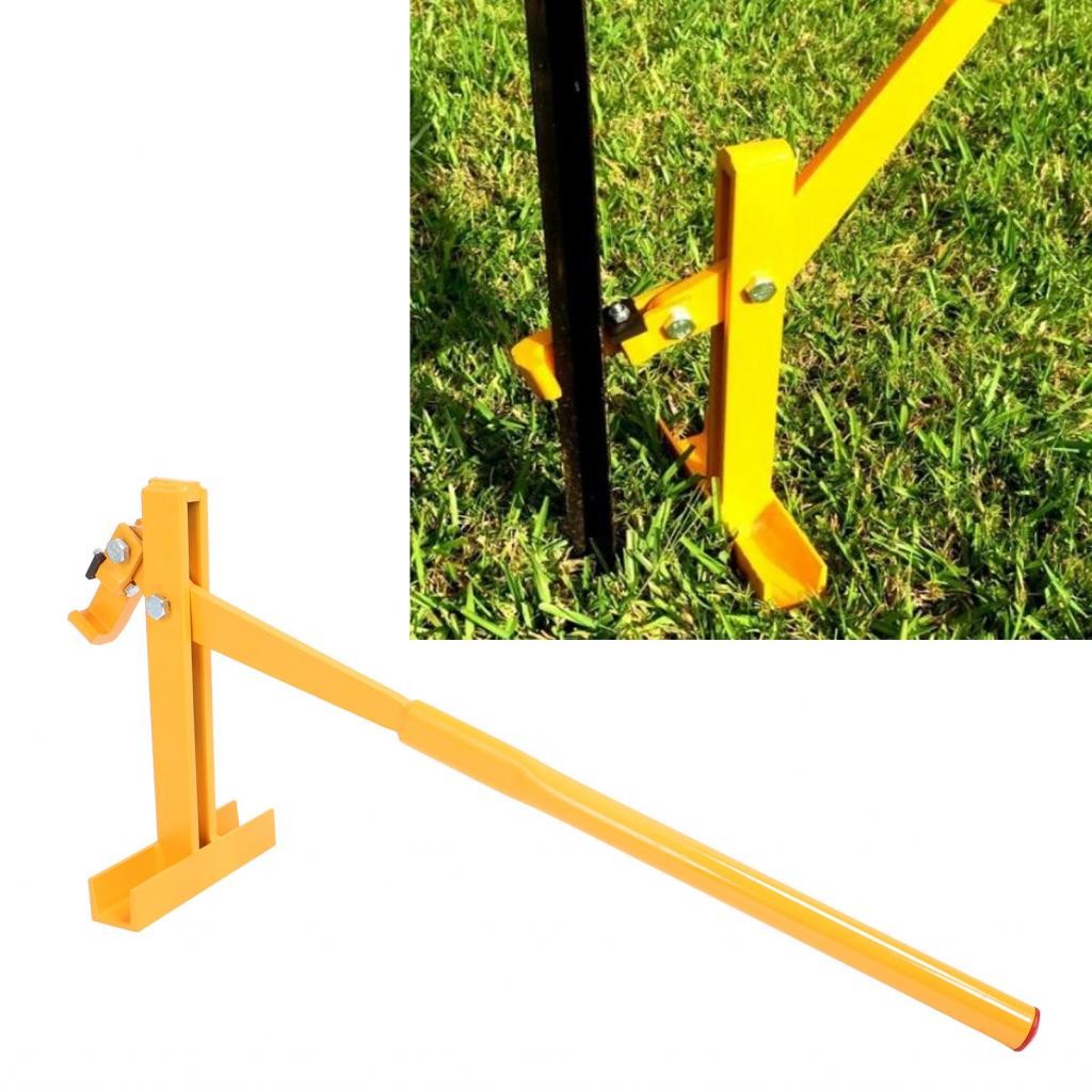 Fence Post Puller รักษาความสมบูรณ์ของตัวกำจัดโลหะที่ใช้ซ้ำได้สำหรับฟาร์ม