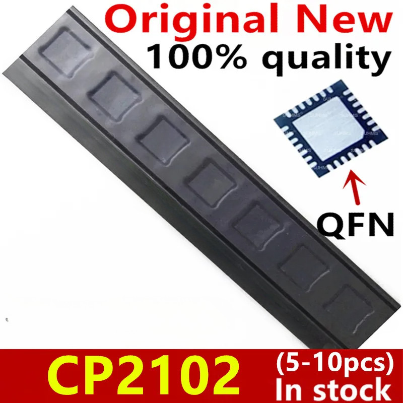 (5-10 ชิ้น) ชิปเซ็ต CP2102-GMR CP2102 QFN-28 ใหม่)