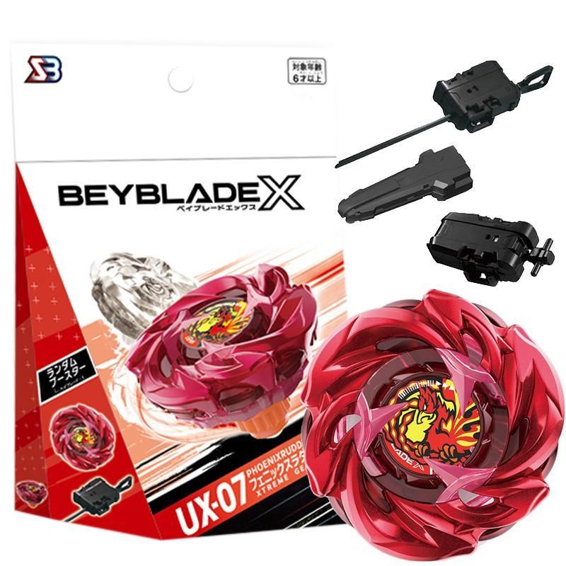 เบย์เบลด X UX-07 Phoenix Rudder พร้อม Launcher Grip ชุดสําหรับ Beyblade Burst ของเล่นเด็กสําหรับเด็ก