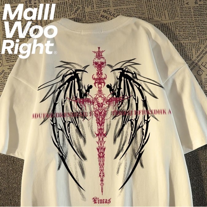 HY จัดส่งตลอด 24 ชั่วโมง oversize สไตล์เกาหลี เสื้อยืดโอเวอร์ไซส์แขนสั้นคู่รัก ใส่ได้ทั้งชายและหญิง Cropped T-Shirt  39