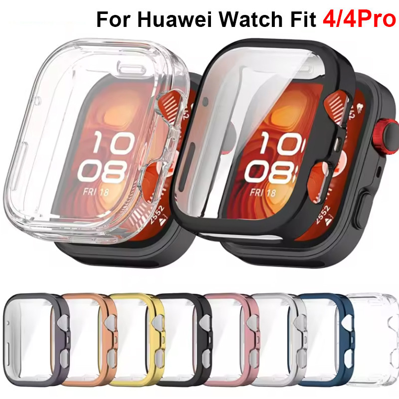 ซิลิโคนTPUสําหรับHuaweiนาฬิกาFit 4 กรอบป้องกันหน้าจอกันชนสําหรับHuawei Fit 4 Pro Fit4 ฝาครอบShell