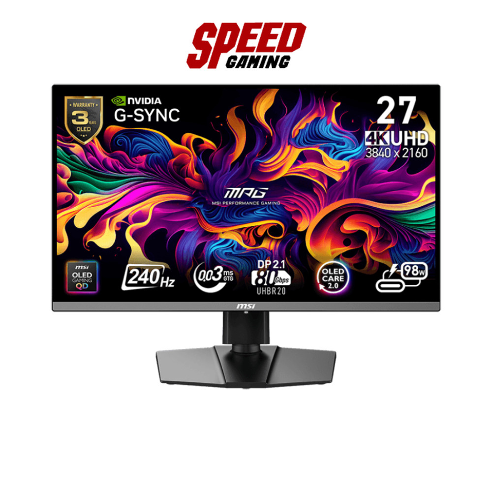 MSI MPG 272URX | 26.5" UHD 240Hz 0.03Ms G-Sync | Monitor (จอมอนิเตอร์) | By Speed Gaming
