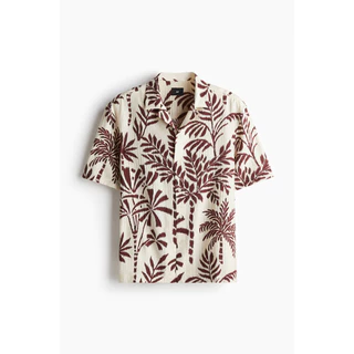 H&M(เอชแอนด์เอ็ม) เสื้อเชิ้ตสไตล์รีสอร์ททรงปกติ ผู้ชาย 1298187_1