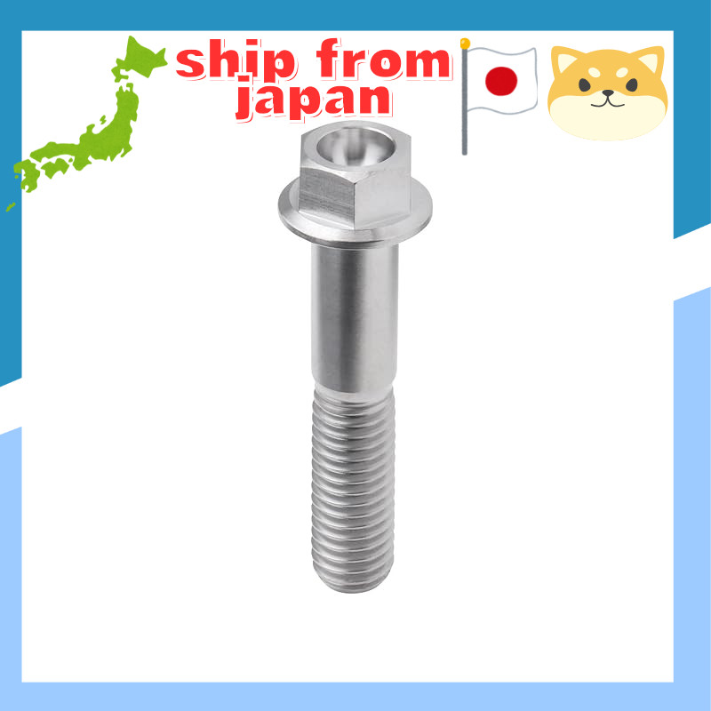 ZETA RACING Titanium Flange Bolt M8×40mm P=1.25 Dirt Freak DIRTFREAK D6651 (Previous Part Number: ZT