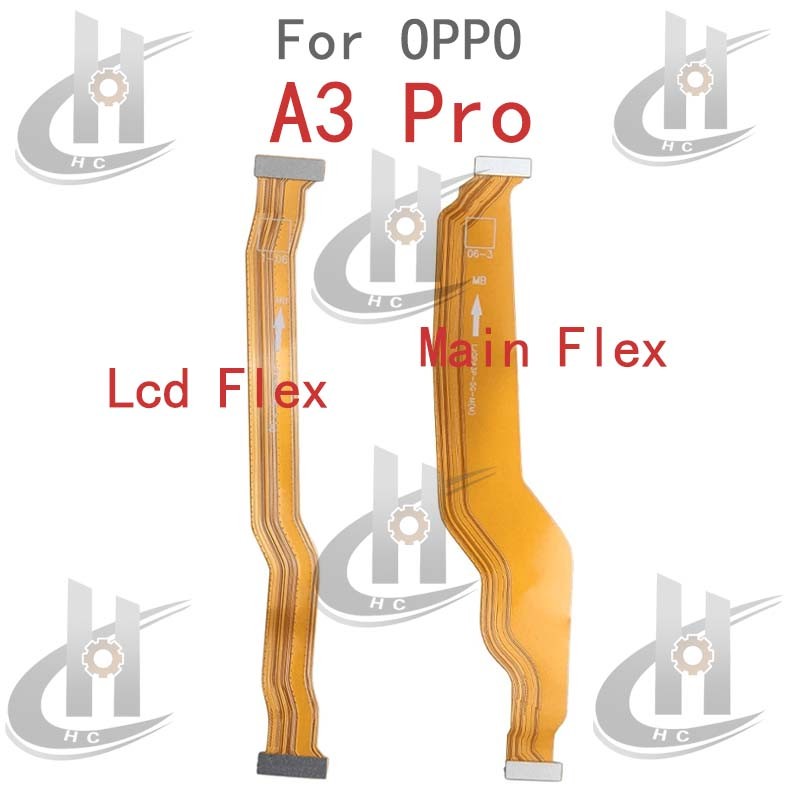 หลัก FPC จอแสดงผล LCD ริบบิ้นเชื่อมต่อซิมการ์ด Reader Flex เมนบอร์ด Flex สายอะไหล่สําหรับ OPPO A3 Pr