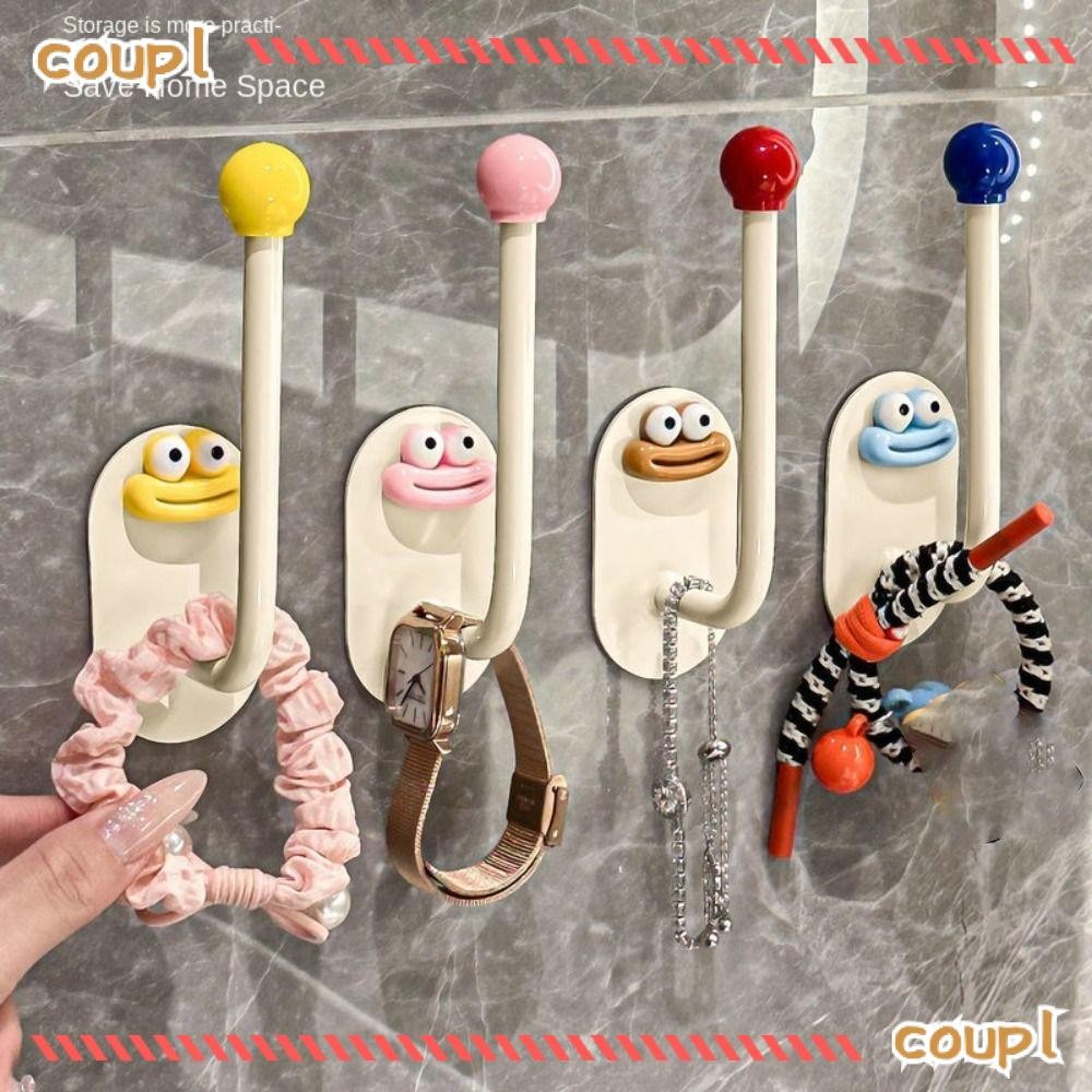COUPL ตะขอดูดถ้วย, Punch Free Reusable Shower Hook, Wall Hook Traceless หมุนถ้วยดูด Hook Kitchen