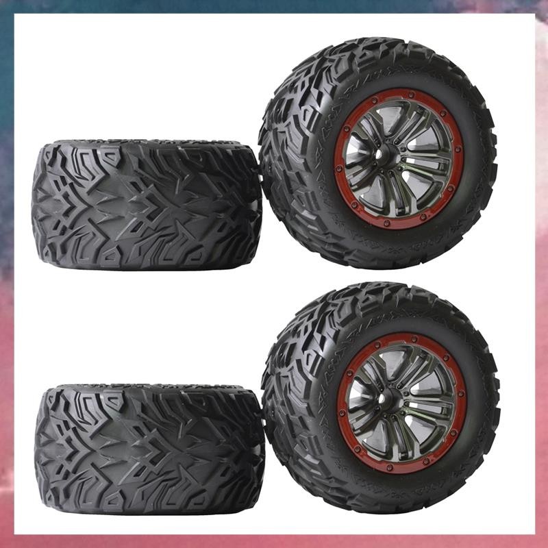 4 ชิ้นยาง Tyre ล้อ 56-ZJ02 สําหรับ 9155 9156 Xinlehong 9155 9156 1/12 RC รถอะไหล่