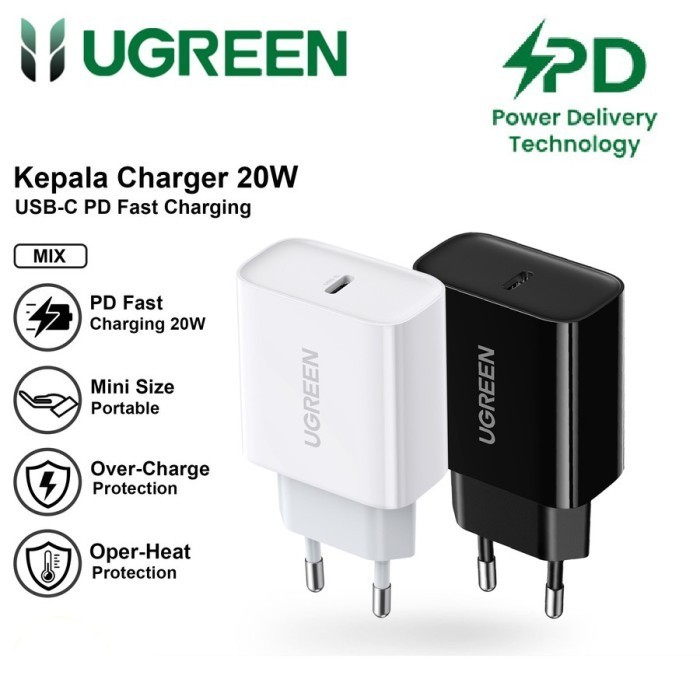UGREEN หัวชาร์จชาร์จเร็ว Type-C 20w