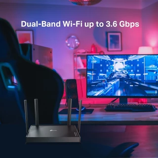 TP-Link Archer BE220 BE3600 Dual-Band Wi-Fi 7 Router รับประกันตลอดอายุการใช้งาน