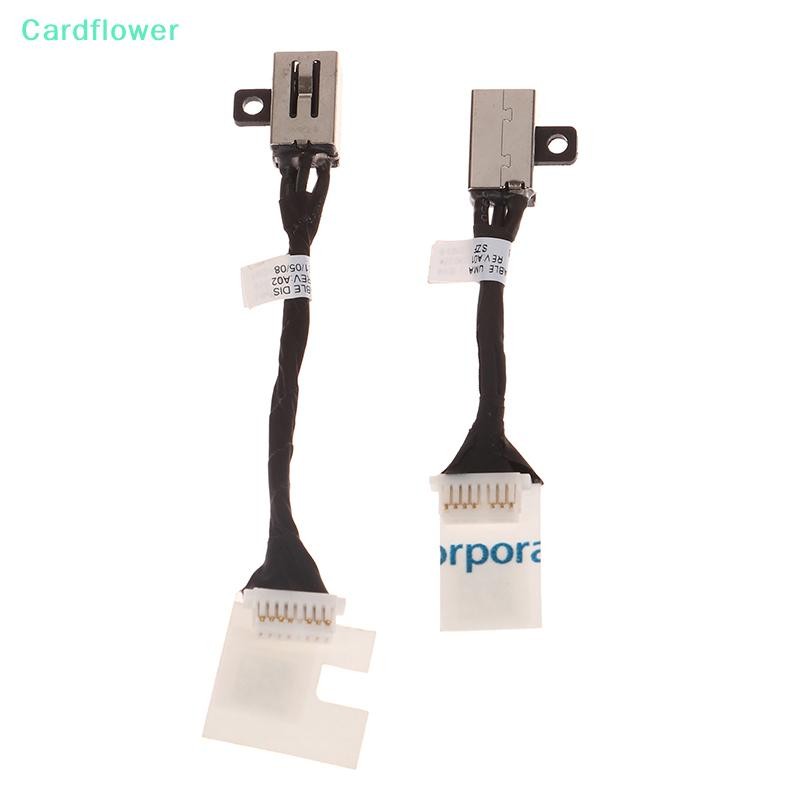 <Cardflower>สําหรับT Latitude 3410 3510 E3510 E3410 แล็ปท็อปชาร์จFlex Cable 07DM5H 0N8R4T Power Jack