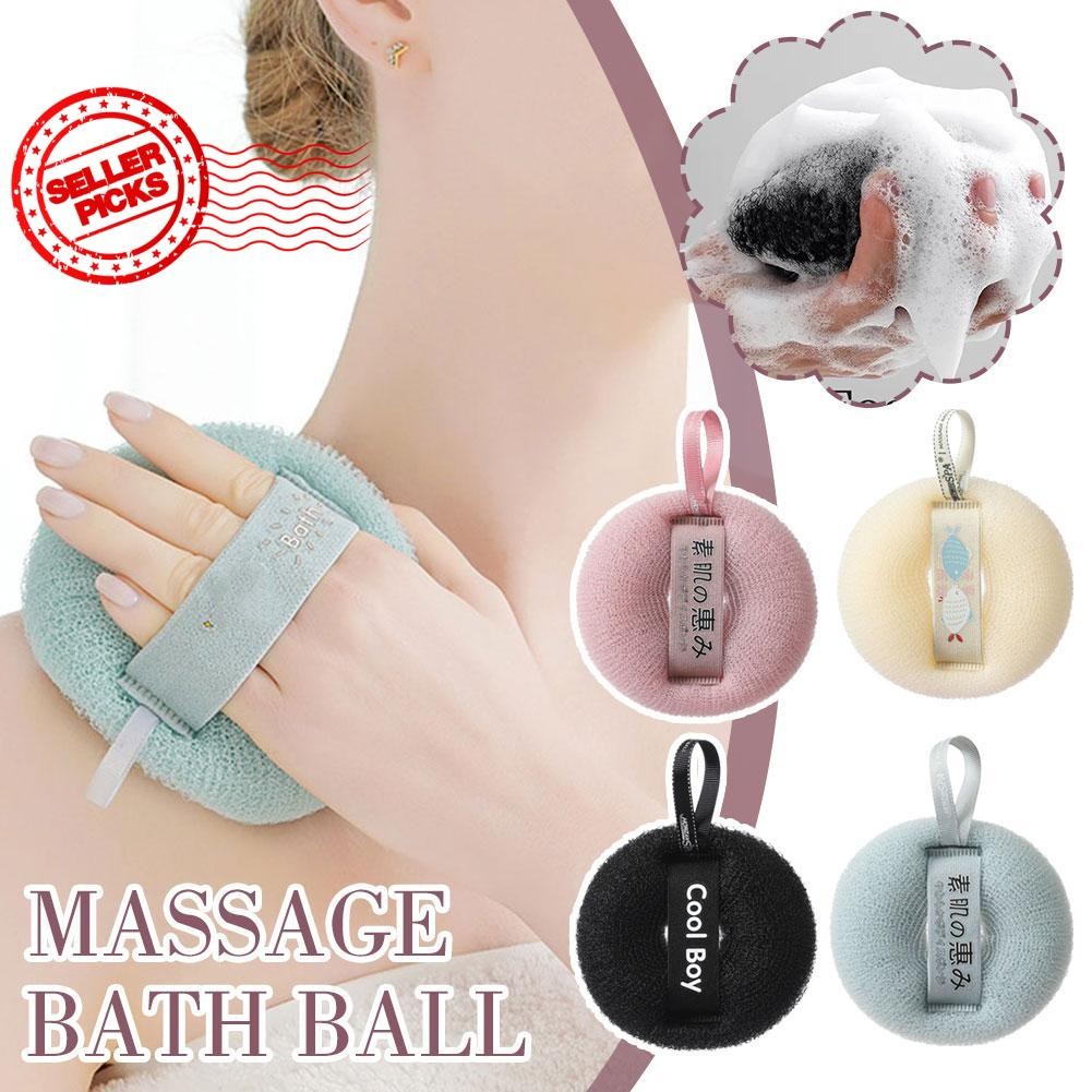 Reusable Massage Bath Ball Comfort Quick Exfoliaation Shower Bath Soft Foam Ball Y8T1