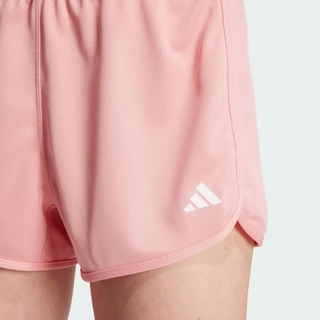 adidas Gym & Training กางเกงขาสั้นผ้าถักเอวสูง Pacer Essentials ผู้หญิง สีชมพู IX1025