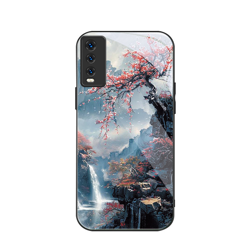 สําหรับ Vivo Y20&Vivo Y20i&Vivo Y20S&Vivo Y11s , ภาพวาดทิวทัศน์, บุคลิกภาพอินเทรนด์, เคสป้องกันโทรศั