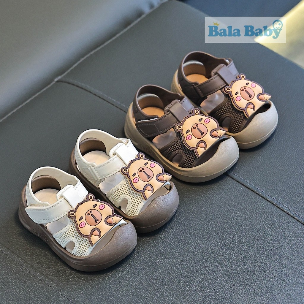 ใหม่ รองเท้าเด็ก รองเท้าหัดเดินเด็ก ลายคาปิบาลา ระบายอากาศ พื้นกันลื่น อายุ6เดือน-2ปี DDX53 - รูปที่ 2