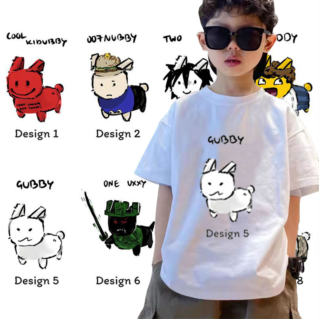 GUBBY Classic Bunny Tee Clean White Rabbit เสื้อยืดเด็ก minimalkid c00lkidd, Shedletsky Blame John, 