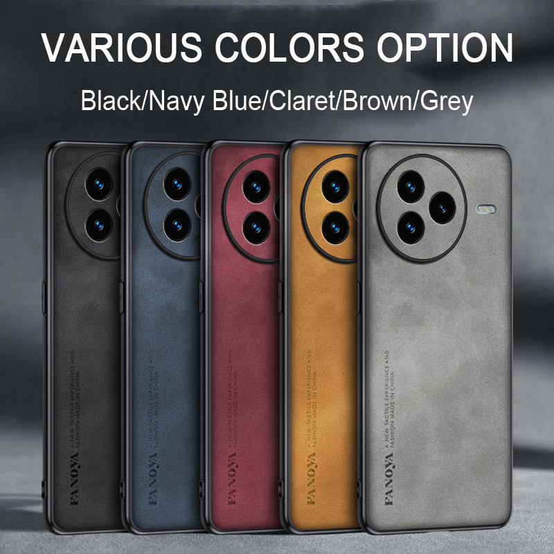 สําหรับ Xiaomi Civi 5 Pro ผิวรู้สึกหนัง PU กันกระแทกเคสโทรศัพท์ซิลิโคนอ่อนนุ่มปกหลังสําหรับ Xiaomi Civi 5 Pro Civi3/2 กันชน Shell
