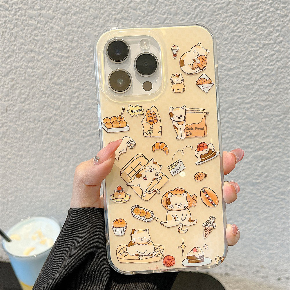 เคสโทรศัพท์ For iPhone 11 13 16 ProMax Case iPhone 13 14 15 ProMax Case 12 ProMax 13 Pro 14 Pro การ์ตูน สัตว์ น่ารัก