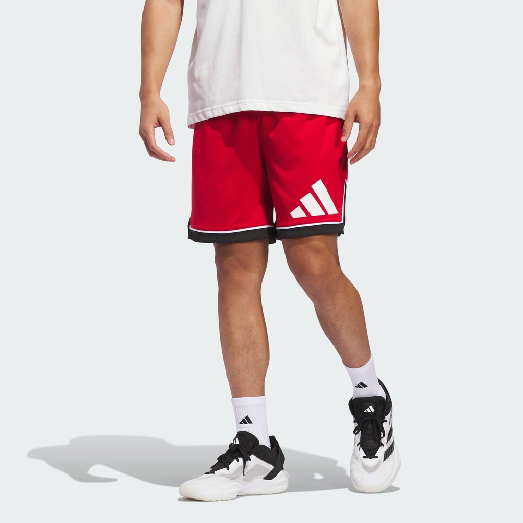 adidas บาสเกตบอล กางเกงขาสั้น adidas Basketball Badge of Sport ผู้ชาย สีแดง JN4731
