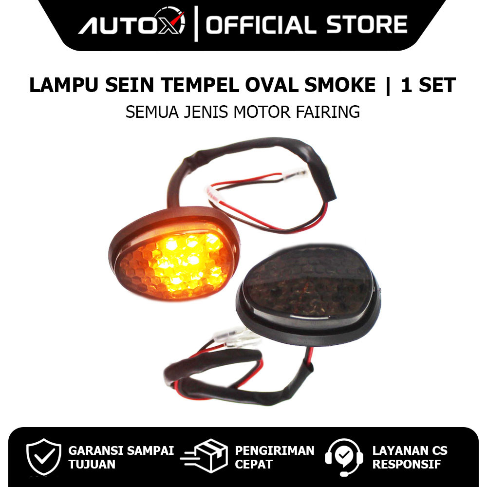 ไฟเลี้ยวควันรูปไข่สําหรับ CBR 150R 250RR 250R รถจักรยานยนต์แฟริ่งสากลทุกประเภท