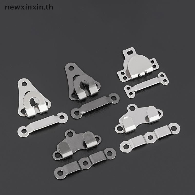 ^N^ 10เซ็ตโลหะกางเกงสูทกางเกงตะขอกระดุมกระโปรงกางเกงเสื้อผ้าที่มองไม่เห็นตะขอ ทําเอง กางเกงปรับหัวเข็มขัดอุปกรณ์เย็บผ้า {ที} - รูปที่ 4