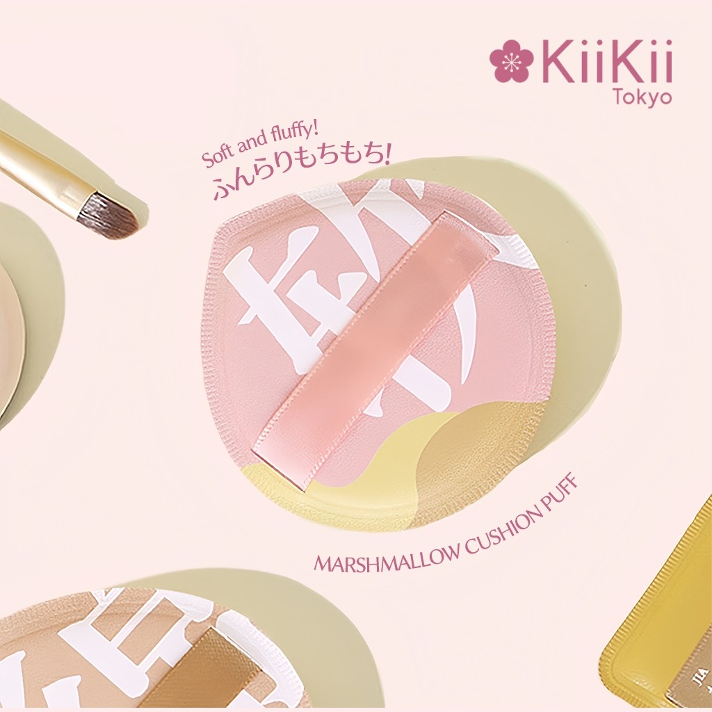KiiKii Beauty พัฟคุชชั่น พัฟแต่งหน้า ขนาดใหญ่ นุ่มนิ่มพิเศษ ไม่กินรองพื้น