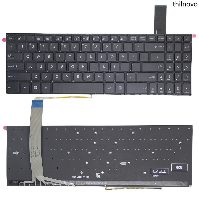 เหมาะสําหรับแป้นพิมพ์ Asus FX570 F570 YX570ZD YX570