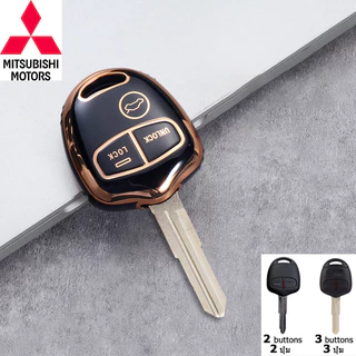 Mitsubishi ASX Triton Mirage Pajero กล่องรีโมทกุญแจใบมีดเก่า Lancer Evolution Grandis Space Wagon Attrage Outlander Lancer EX ที่จับตรงผู้ถือกุญแจ