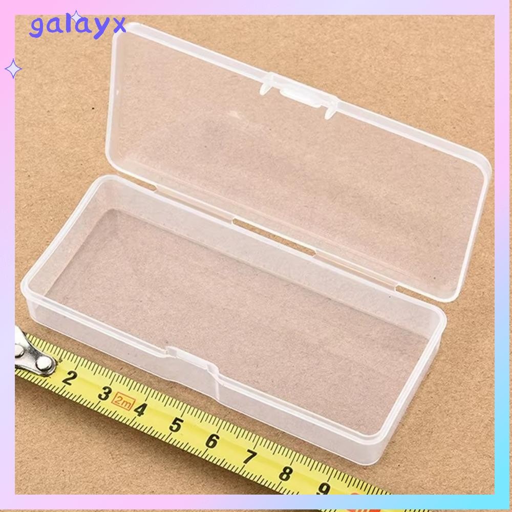 กาแลคซ์ ตะขอปลากล่องเก็บ,พลาสติกใสสี่เหลี่ยมผืนผ้าออแกไนเซอร์,102x45x18มิลลิเมตรกล่องบรรจุภัณฑ์ที่ว่างเปล่าสําหรับขวดซอสผลไม้ส้อมเครื
