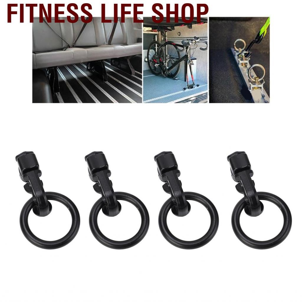 Fitness Life Shop l แทร็กสองสตั๊ดผูกลงที่เหมาะสม 4pcs ง่าย ๆ แก้ไขได้ง่าย o เหล็กแหวนคาร์บอนสำหรับเต