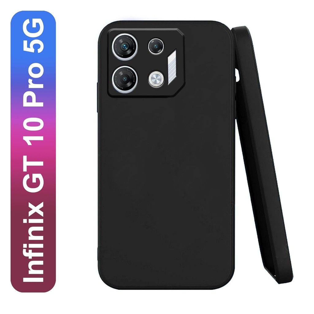 CASE INFINIX GT 10 PRO 5G / GT 20 PRO 5G DESIGN CASE PREMIUM MATTE SOFT BLACK SLIM FIT CASE