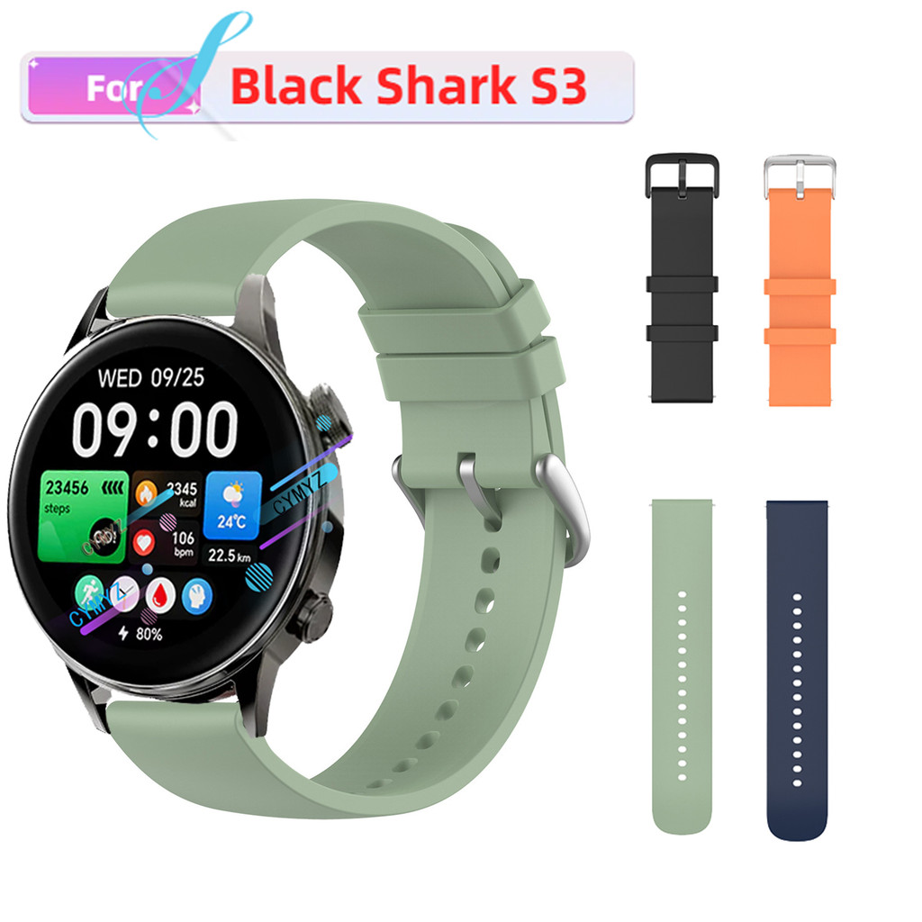 สาย Black shark S3 สายซิลิโคน Black shark S3 สายนาฬิกาอัจฉริยะ สายรัดข้อมือแบบสปอร์ต