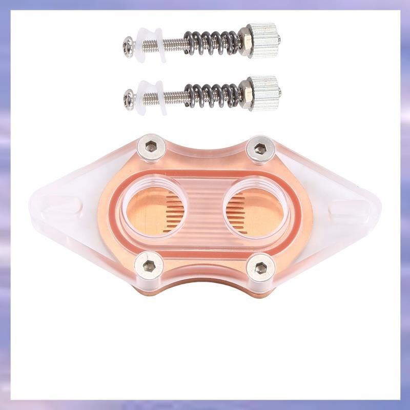 CPU Water Cooling Block Cooler อะคริลิคโปร่งใส South Bridge Northbridge Block สําหรับคอมพิวเตอร์ CPU