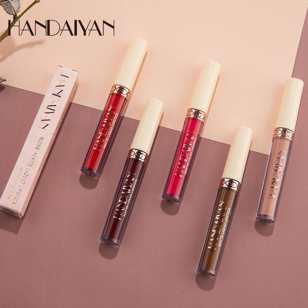 Am-azHandaiyan 12 Colours Matte Liquid Lipsticks – กันน้ํา, Non-Stick, Long-Wearing ราคา ถูกที่สุด ดีลบีเคเค แกลเลอรีภาพที่ 5