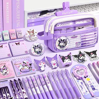 กระเป๋าดินสอใสขนาดใหญ่กันน้ำน่ารักและมีสไตล์ - Kuromi, Cinnamoroll, My Melody และซิปที่ทนทานสำหรับโรงเรียน วัยรุ่น เด็กชายและเด็กหญิง