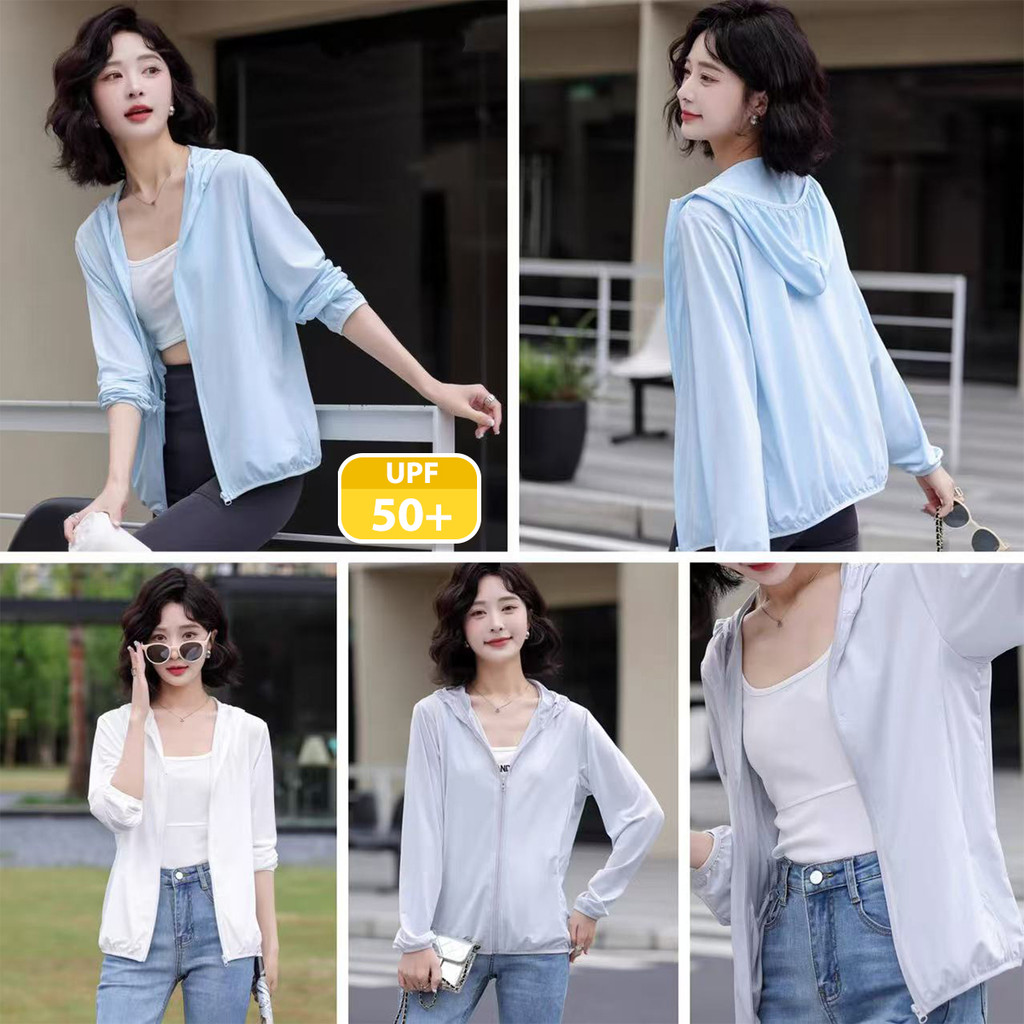 เสื้อคลุมกันแดด บางเบา ป้องกันแดด ผ้าโปร่ง