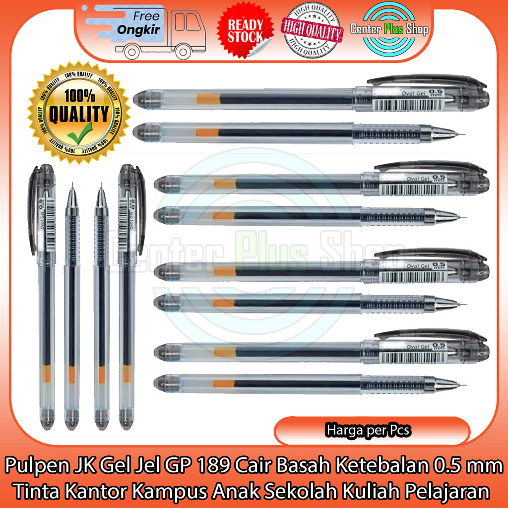 MATA JK GP-189 0.5 มม.สีดําสีดําสีดําสีดํารายการ Blue School Office Campus College Ink Gel Gel Jel N