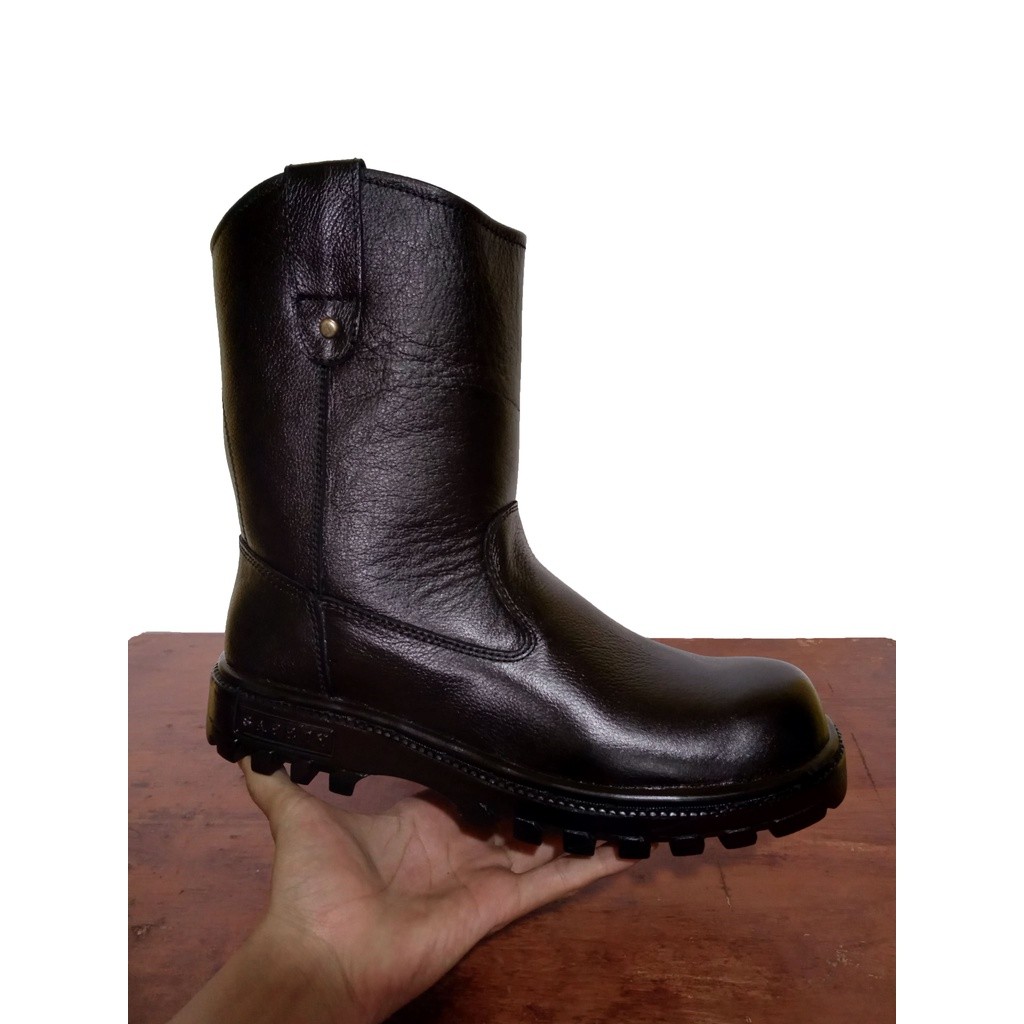 D9 SAFETY LODONG SHOES หนังแท้ IRON TIP BORIL COLLECTION