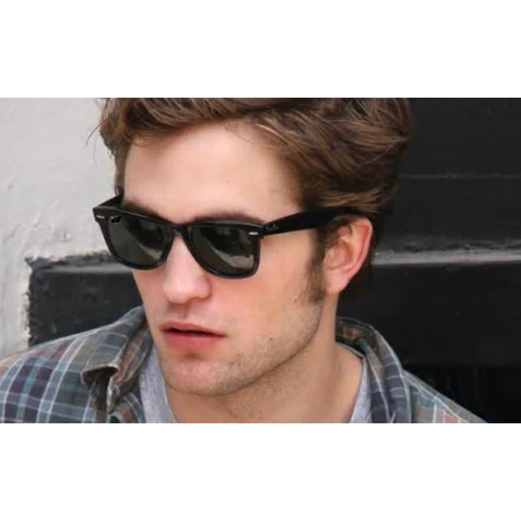 แก้วแท้รุ่น Wayfarer คุณภาพพรีเมี่ยม แก้ว Diamon Hard Glass กล่อง Fullset | 2140