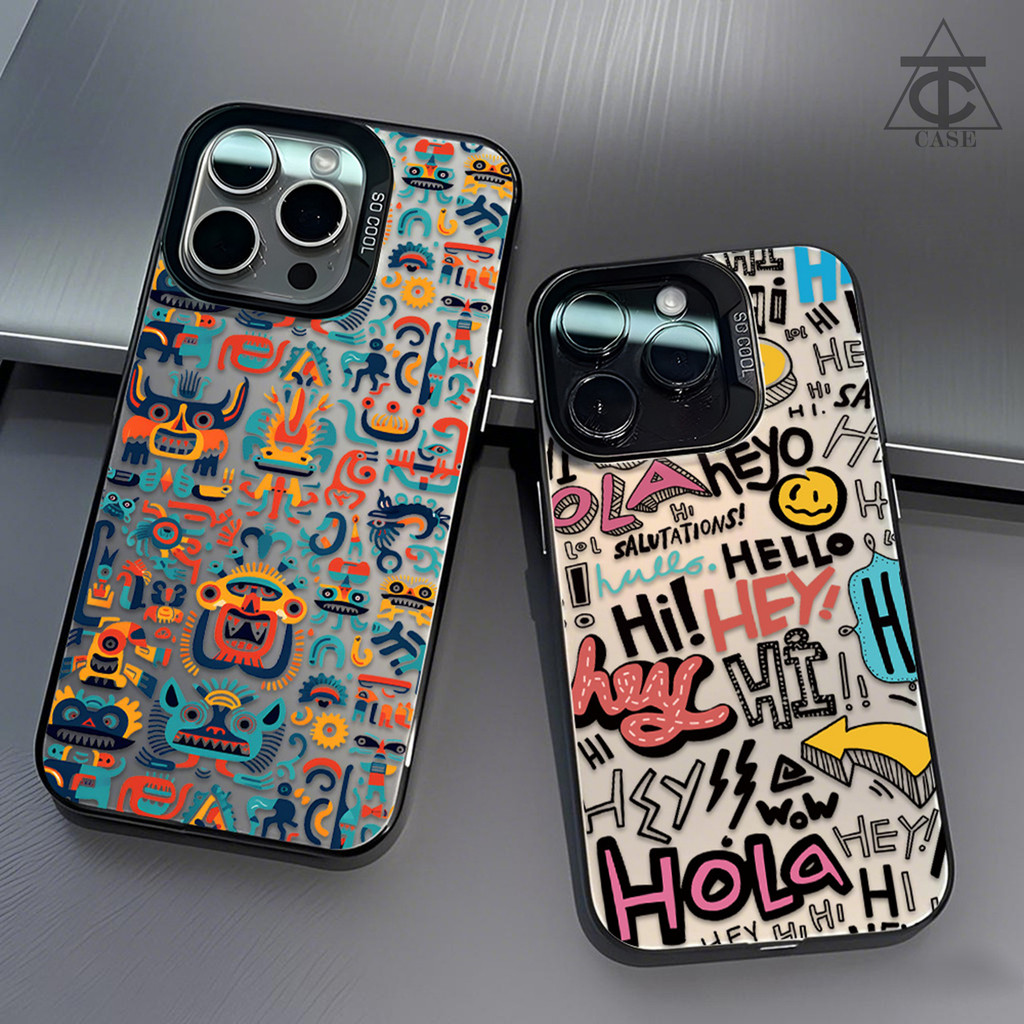 เคสแข็งคุณภาพ โทเท็มมอนสเตอร์กราฟฟิตี้ สำหรับ Samsung A56 5G A06 A26 A05s A22 A35 A36 A54 A55 A15 A16 เคสซัมซุงA06 4G