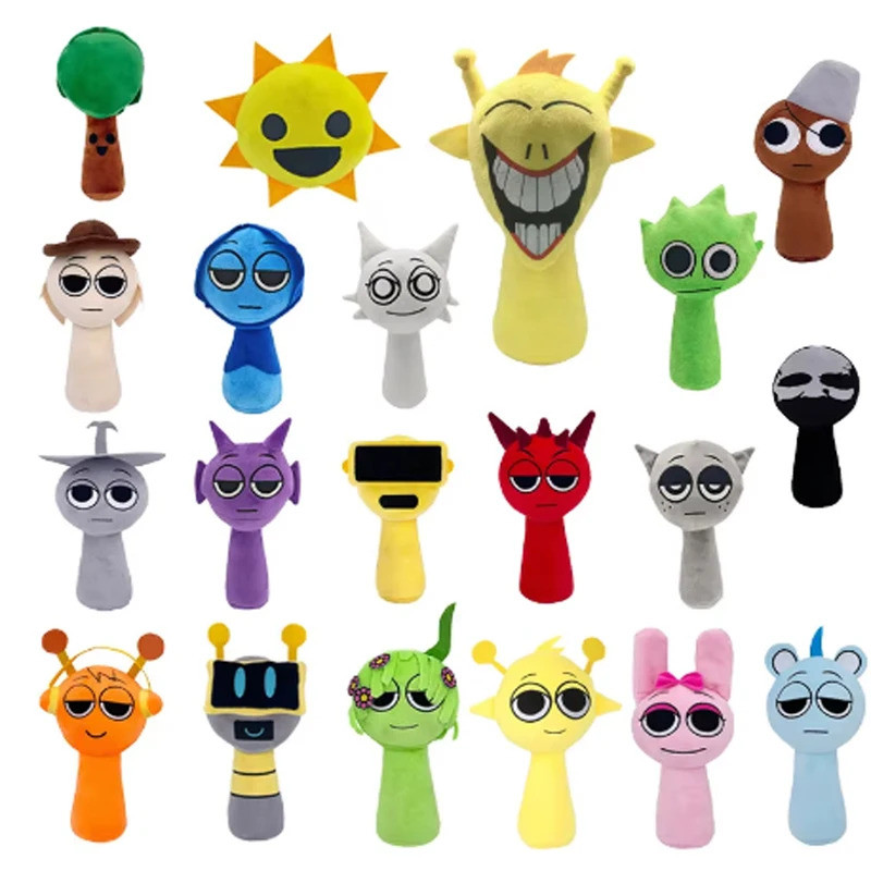 67style Sprunki Plush Toys Sprunki Incredibox Plush Doll Sprunki Game Cartoon Pillow Kids Birthday G