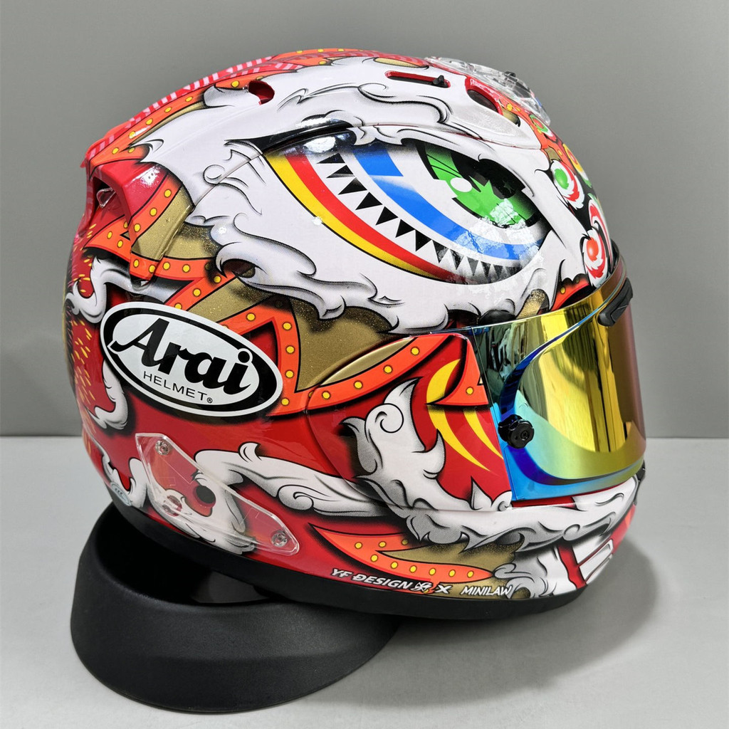 [2025new] หมวกกันน็อค7X สิงโตแดงไร่หมวกกันน็อคเต็มใบหน้าฟาร์มปศุสัตว์หมวกกันน็อคเต็มใบหน้าหมวกกันน็อคมอเตอร์ไซค์หมวกกันน็อคแข่งวิบาก - รูปที่ 2