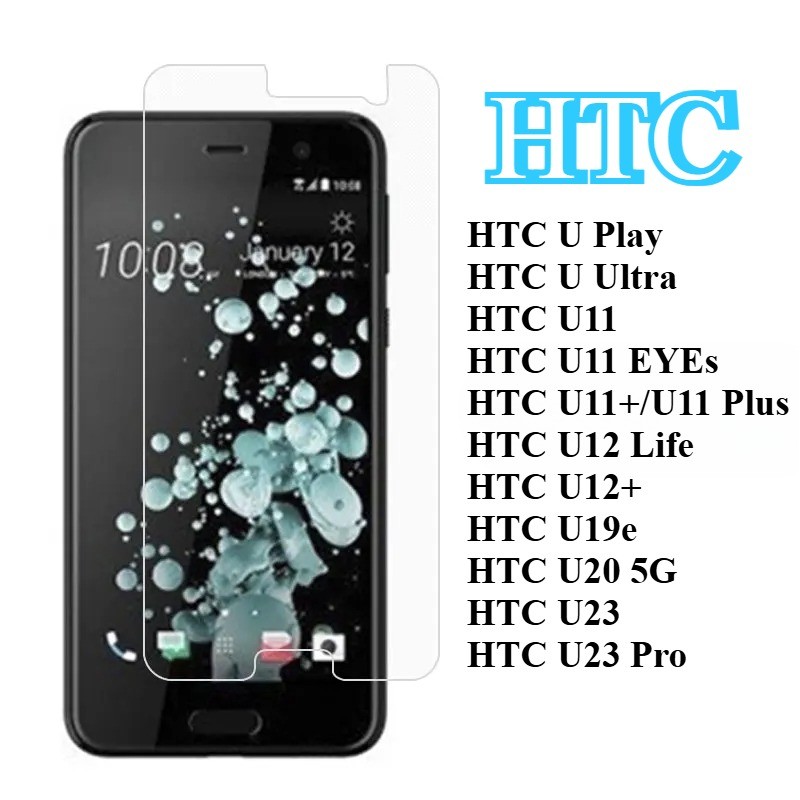 สําหรับ HTC U23 U20 U19e Pro 5G 1-3PCS 9H HD ป้องกันฟิล์มกระจกนิรภัยสําหรับ HTC U12 U11 U Plus Life 