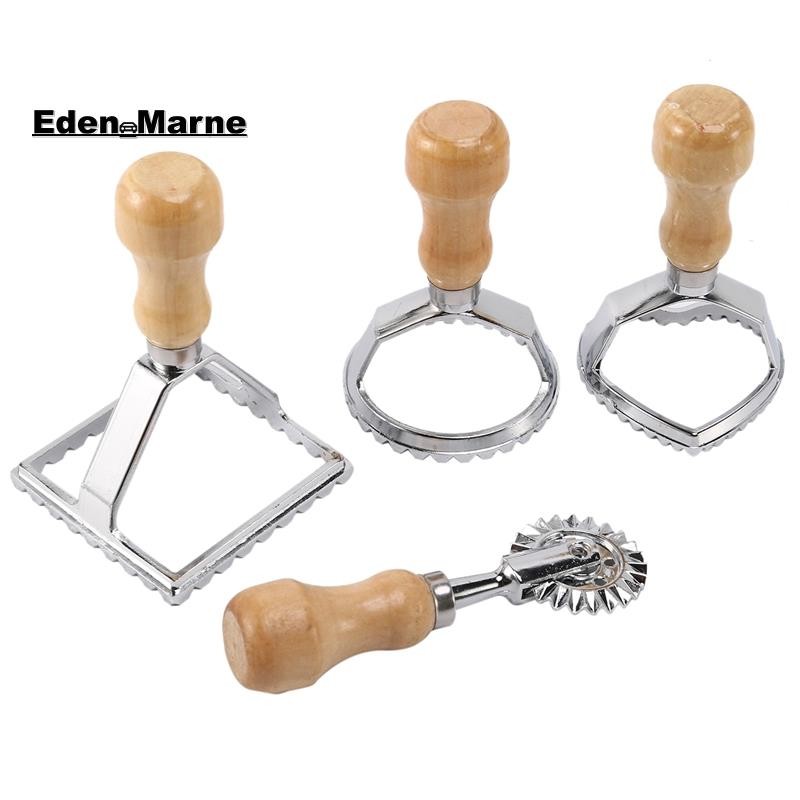 [Eden_Marner]Italian Ravioli Cutter Set Pasta Kitchen Attachment Kit Ravioli Maker Mold Tool Ravioli