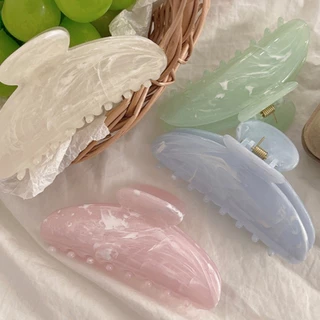 Chines Lucky Hairpin Shell-Shape Grips คลิป Barrettes อุปกรณ์เสริม