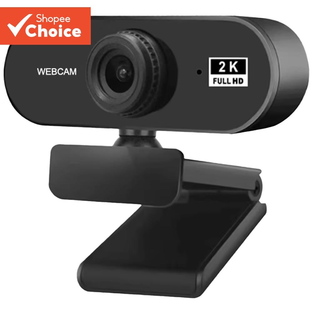 เว็บแคมคอมพิวเตอร์ HD สําหรับ PC 2K Min i Web กล้องพร้อมไมโครโฟน USB 2.0 Web Cam สําหรับ Mac แล็ปท็อ
